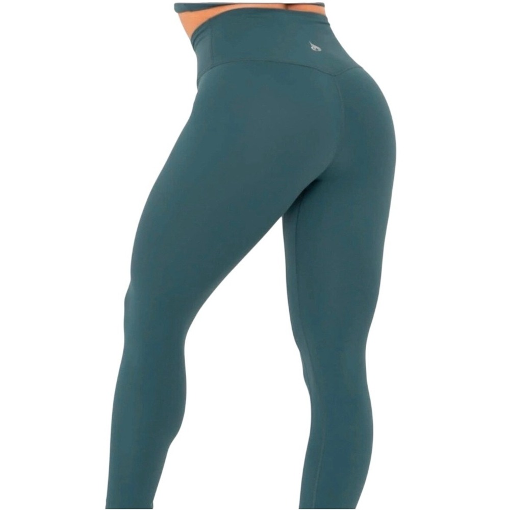 Ryderware NKD Align Leggings, Teal, XL, Athleisure Activewear Performance Gym